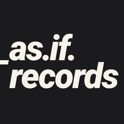 as.if.records Signet, dunkel, quadratisch